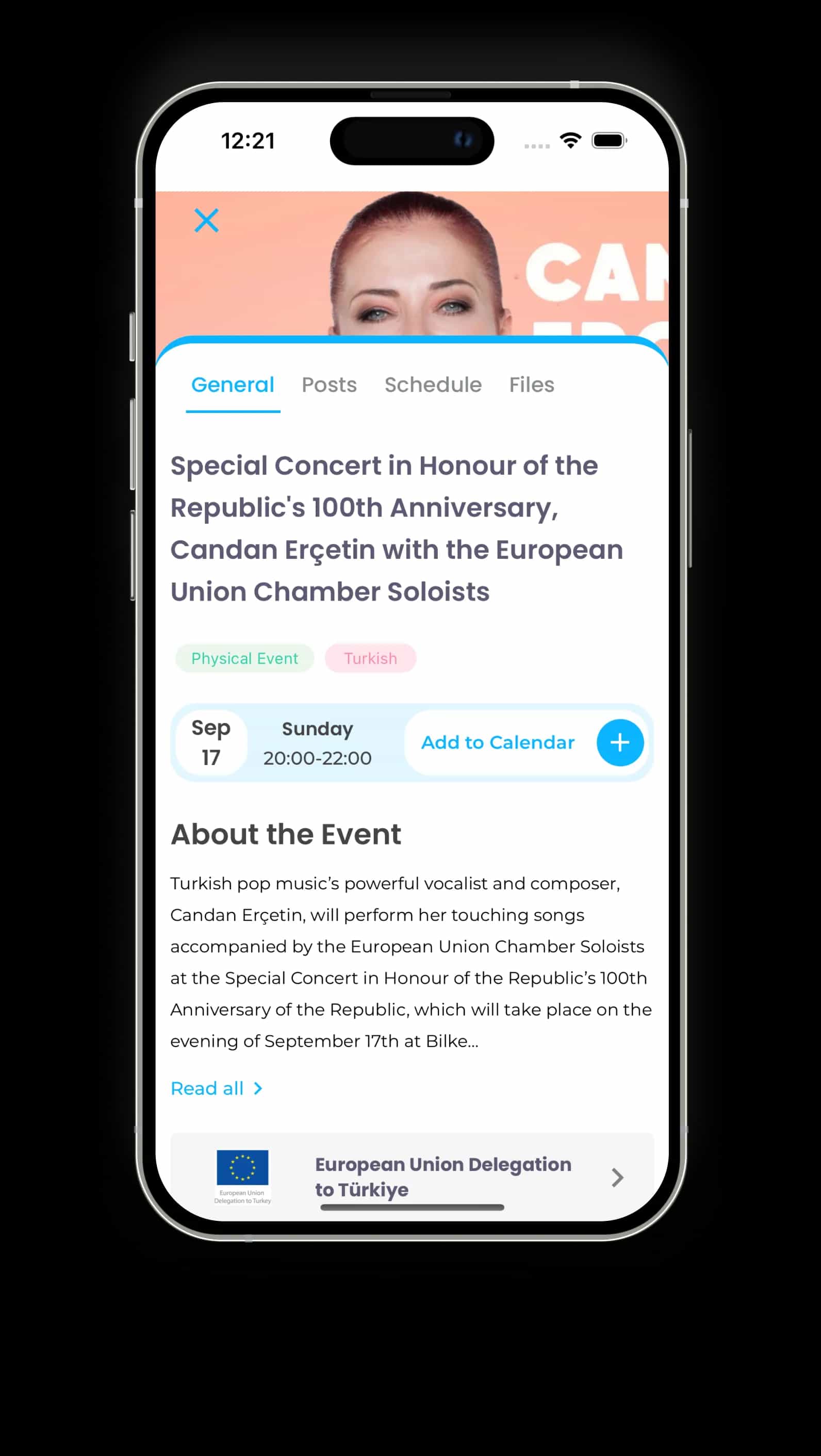 Actio event details