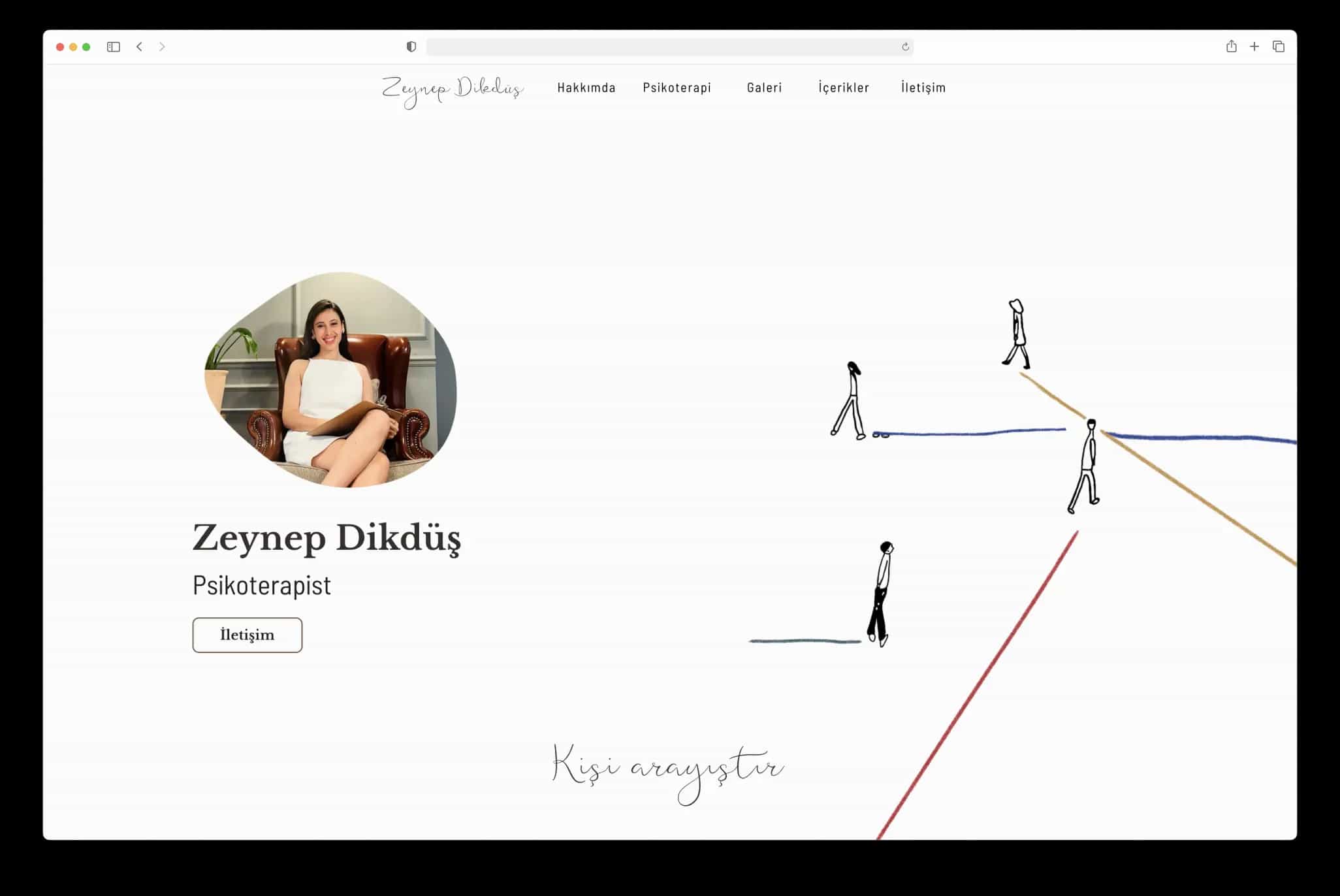 Zeynep Dikdüş website home page